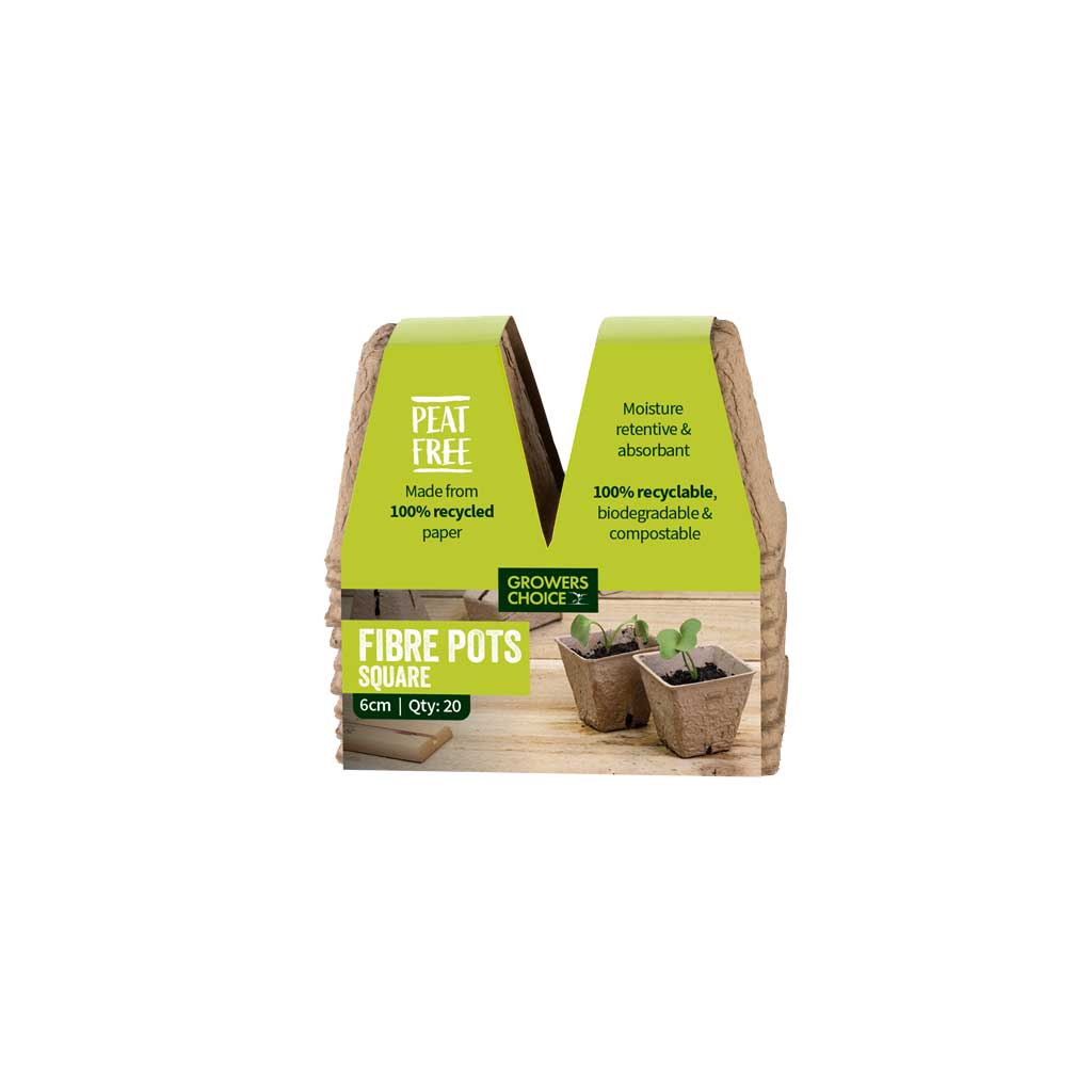 Square Peat Free Pots 20 x 5cm