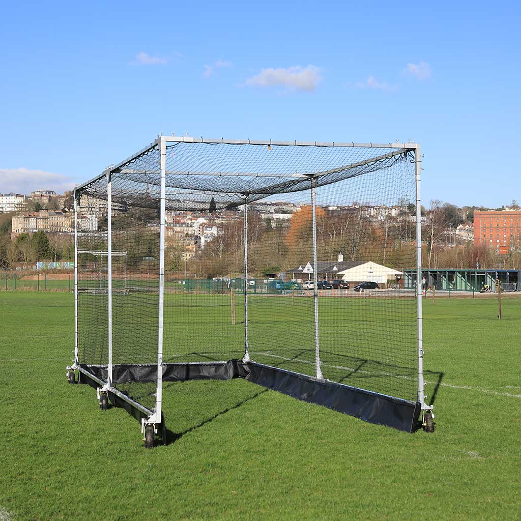 Premium Mobile Cricket Cage - Steel, 3m